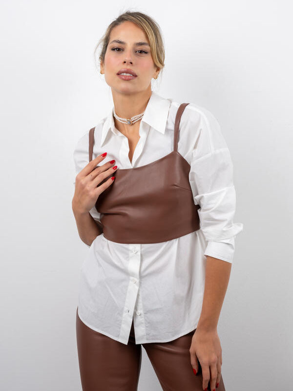Leather Bra