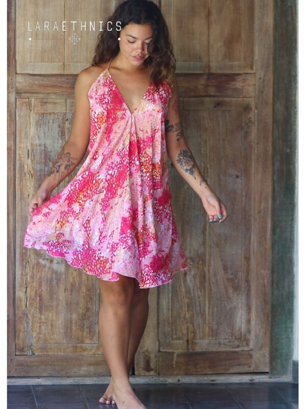 Vanille Short Dress Savane Pink