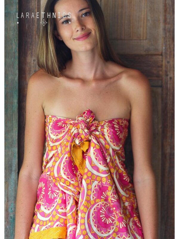 Corazon Sarong Disco Pink