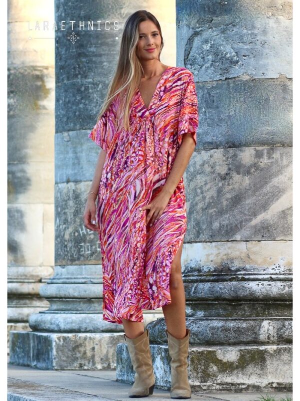 Eugenie Long Dress Desert Pink