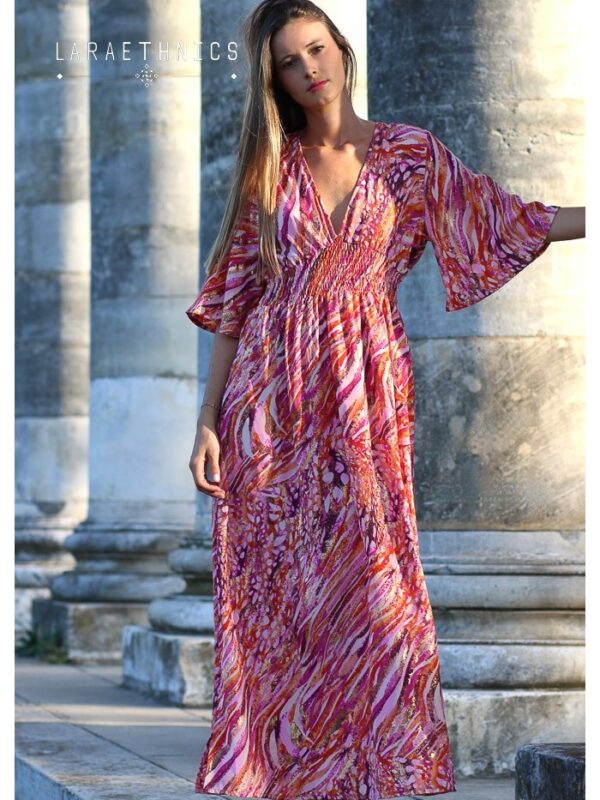 Seraphine Long Dress Desert Pink