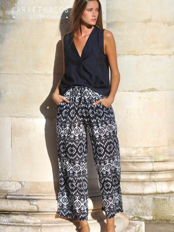 Axos Pants Ikat Indigo