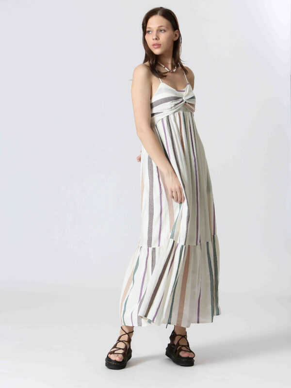 The Korner Dress with Stripes