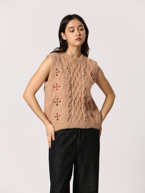 The Korner Pink Gilet