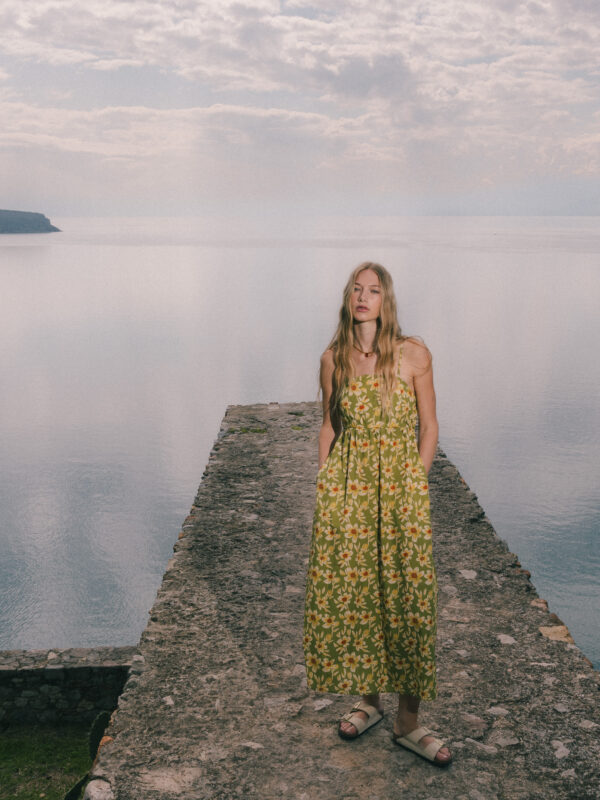 The Korner Flower Midi Dress