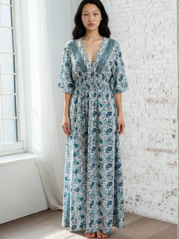 Seraphine Dress Neroli Blue