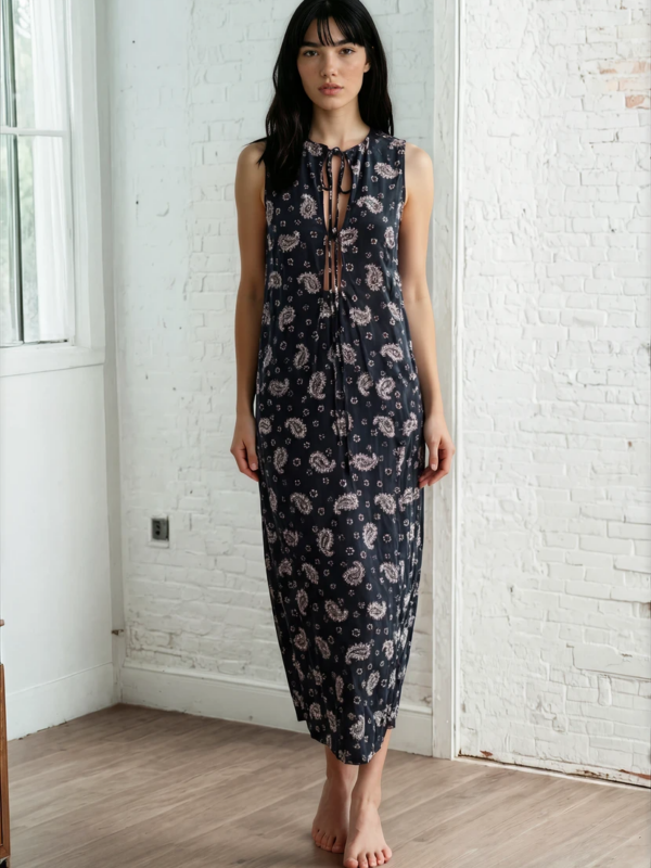 The Korner Top Black Printed