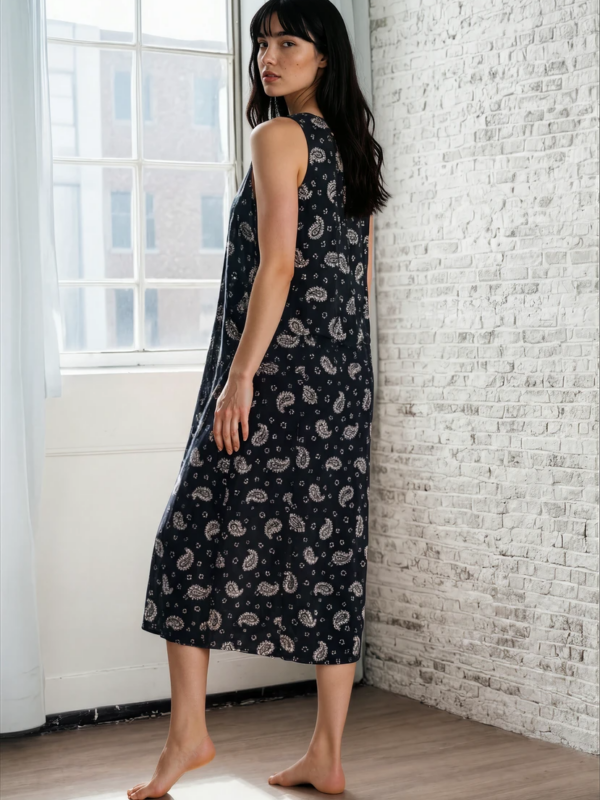 The Korner Skirt Black Printed