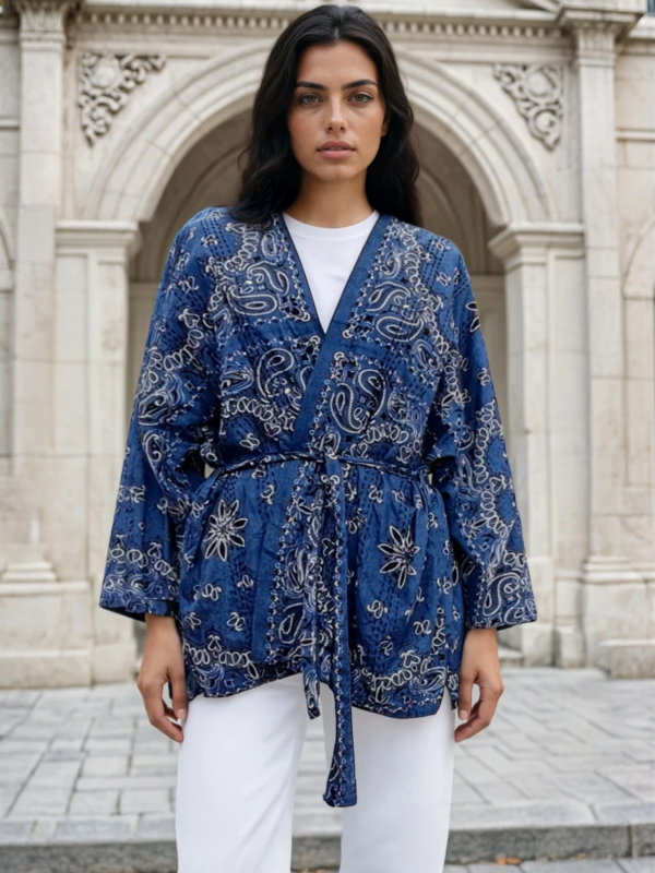 Acapulco Kimono Bandana Denim